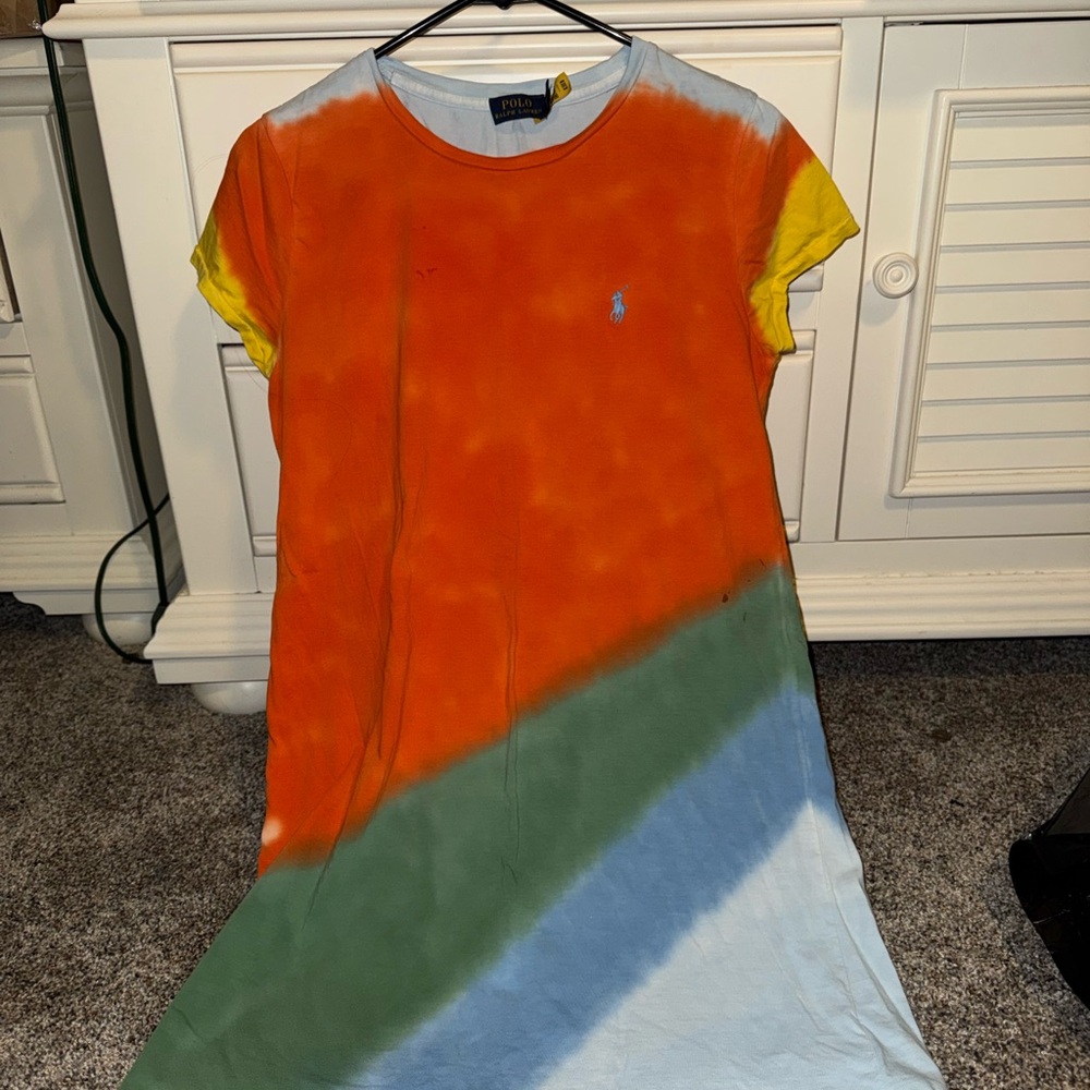 Polo Tie-Dye T-Shirt Dress